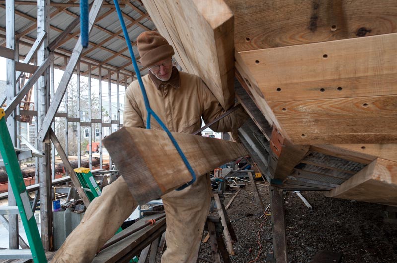 Tld Make: Knowing Schooner building a wooden boat on 