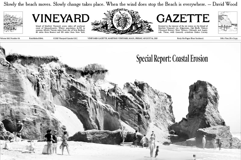 The Vineyard Gazette Martha S Vineyard News Gazette