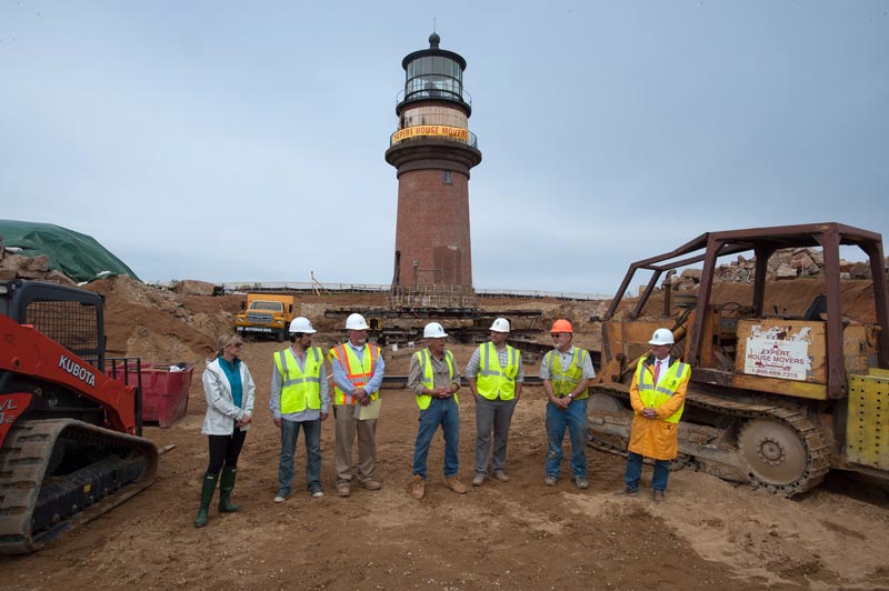 Mark Lovewell won top recognition for his work that chronicled the Gay Head Light relocation last summer.