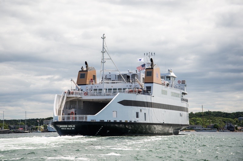 Orders Read and Clock Set, Ferry Woods Hole Arrives in Vineyard Haven ...