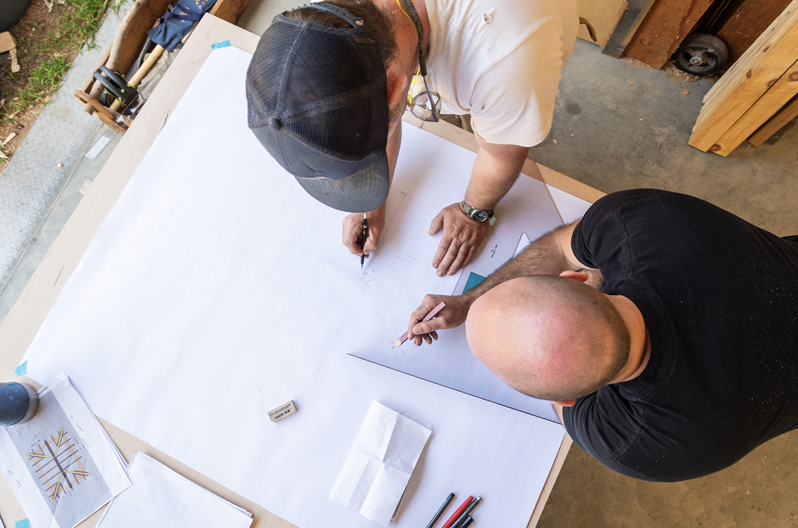 Stereotomy, the practice of cutting wood and stone to be assembled into walls, vaults and arches, was honed by carpenters and masons of yore.