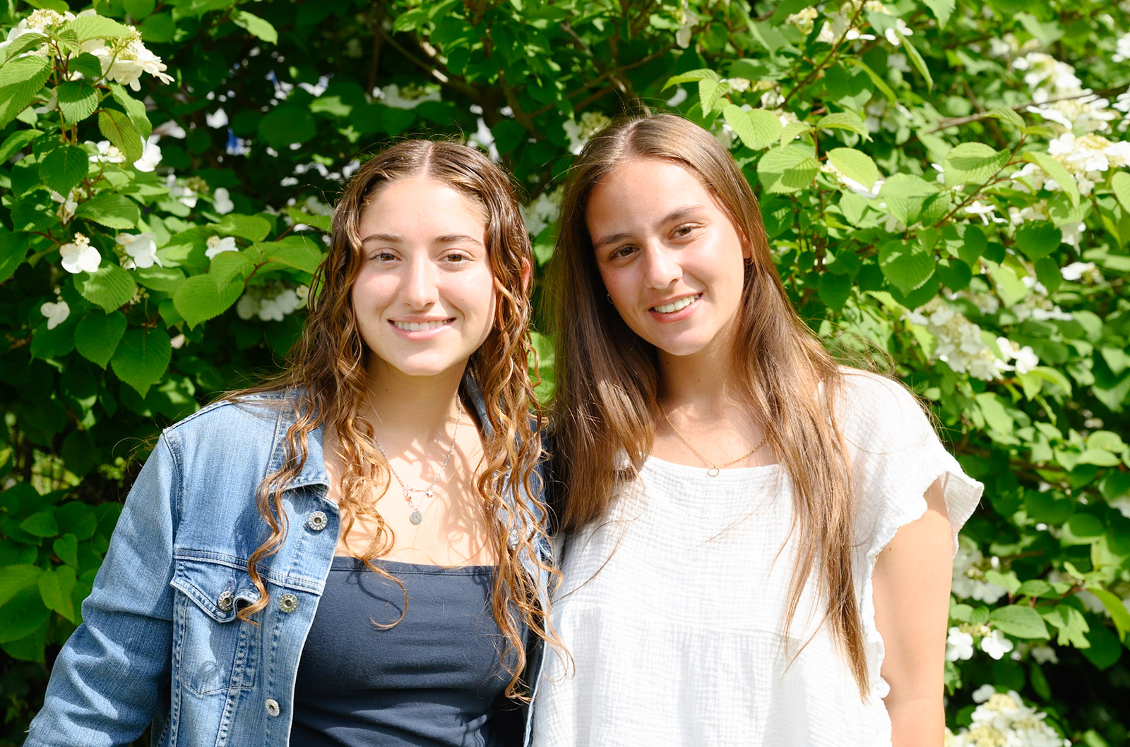 Avery Mulvey, left, will be headed to University of Pennsylvania and Arianna Edelman plans to attend the University of Michigan.