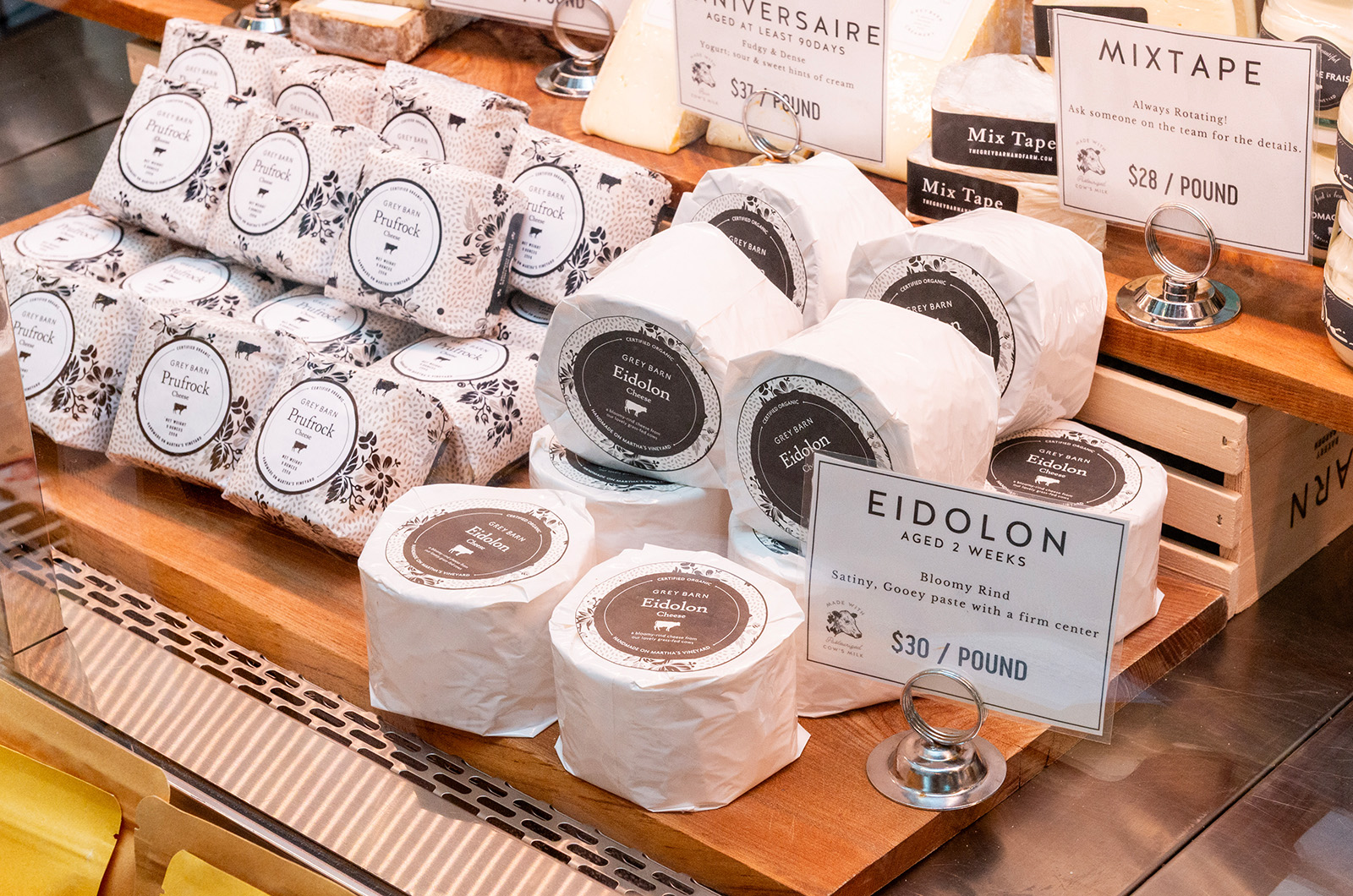 Grey Barn's main market was the award-winning cheese, but Covid has take a bite out of suppliers' appetite.