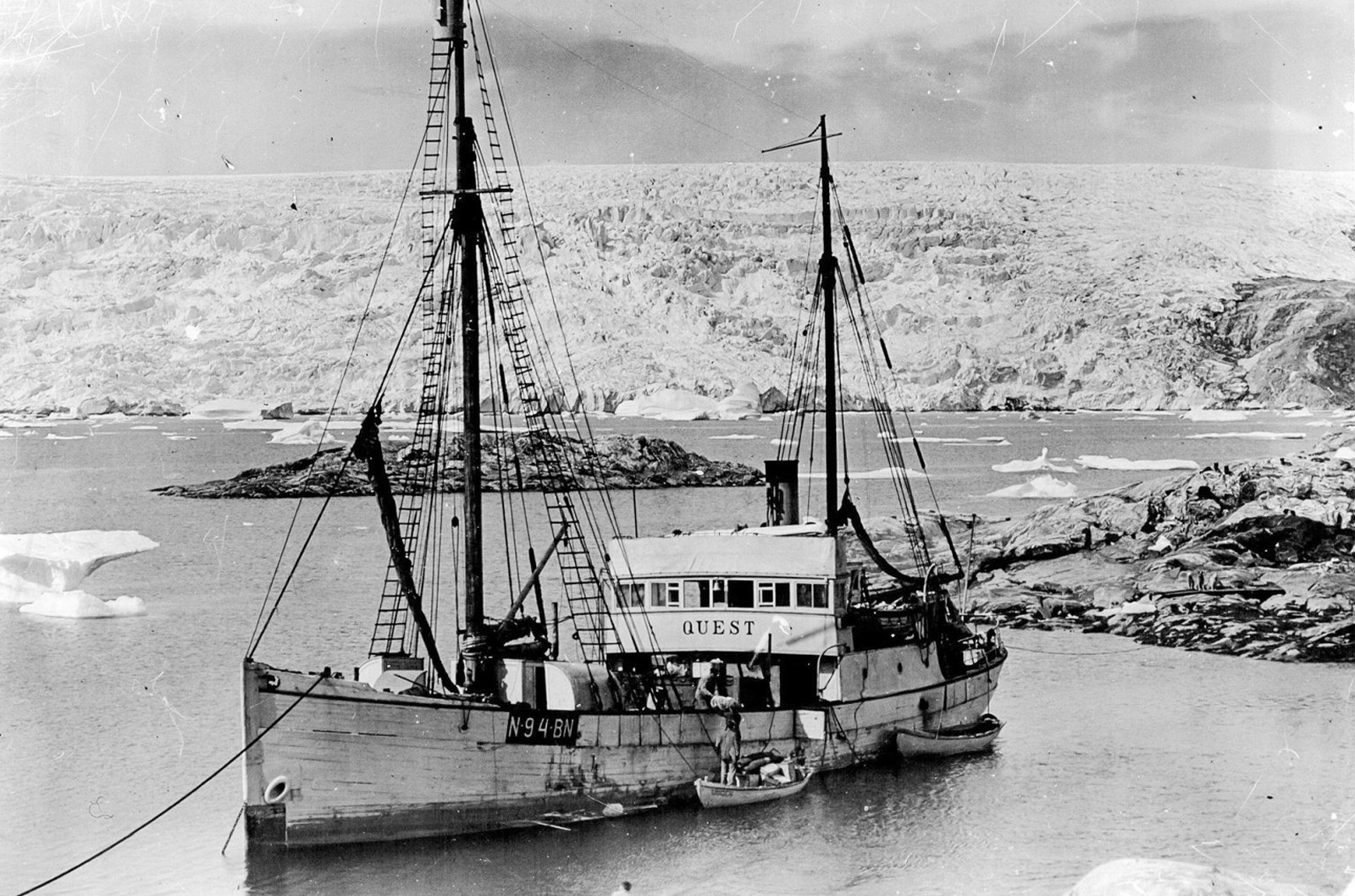 Quest was purchased by Shackleton but later became a sealing vessel off Canada.