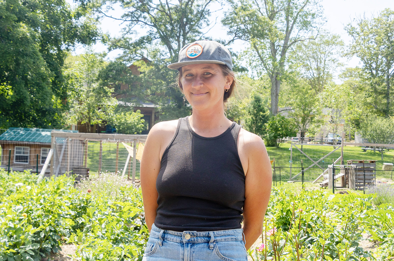 Mary McCarthy, farm manager at Island Autism Group.