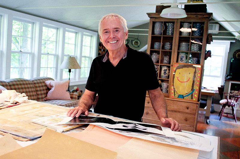 Marc Brown at his studio.