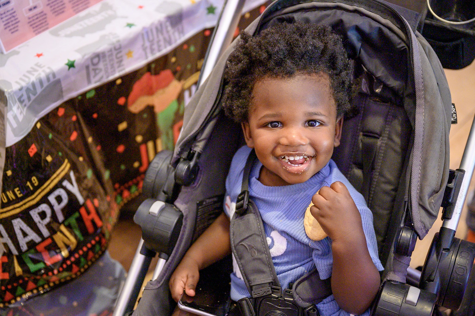 Representing the future: Langston Jean Belle.