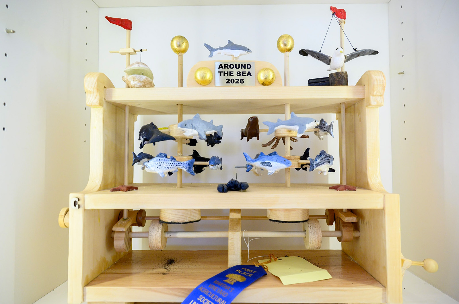 A complicated automata piece took first prize at the Agricultural Fair.