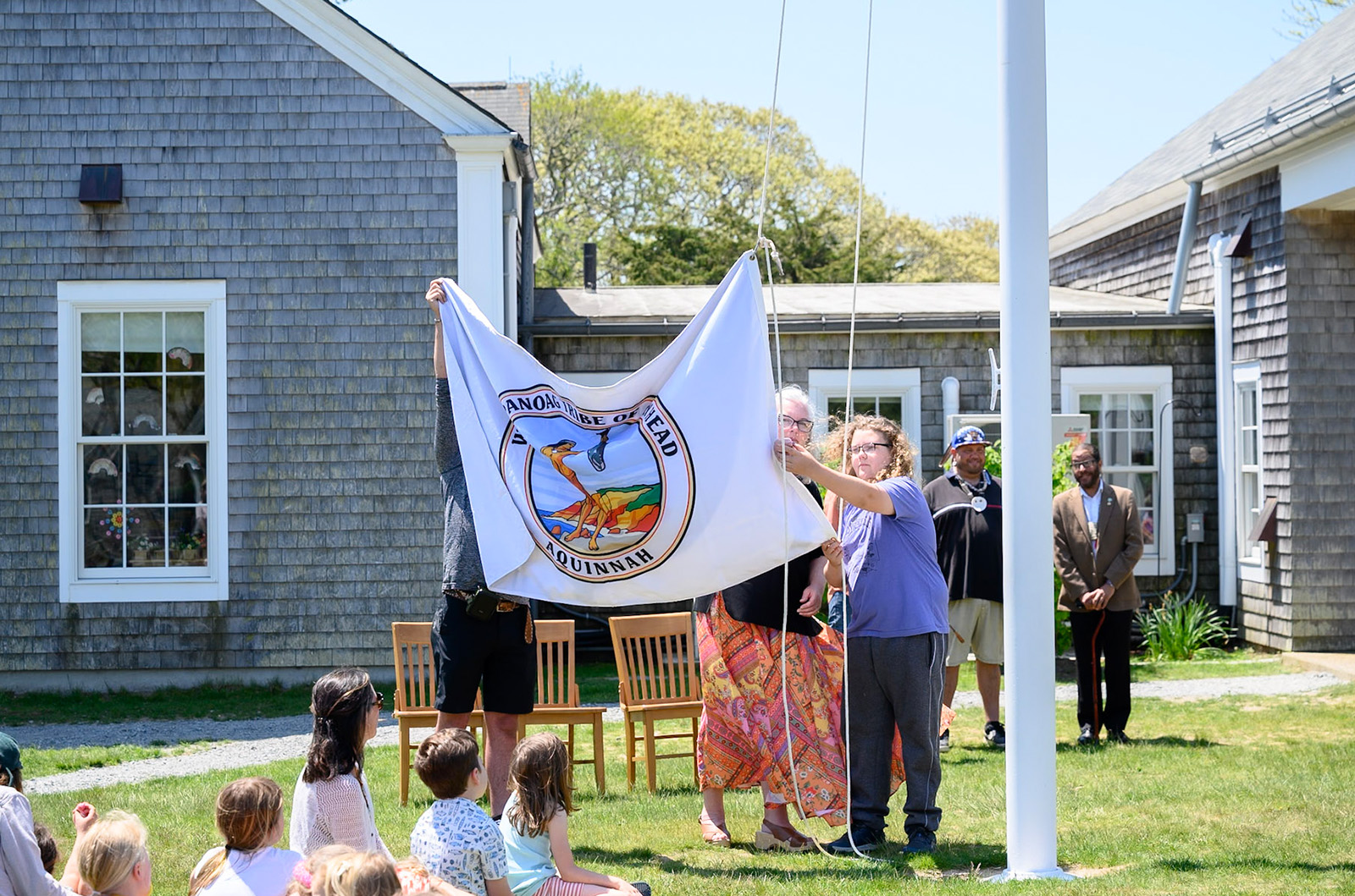 Schools Raise Wampanoag Flag in Signal of Solidarity