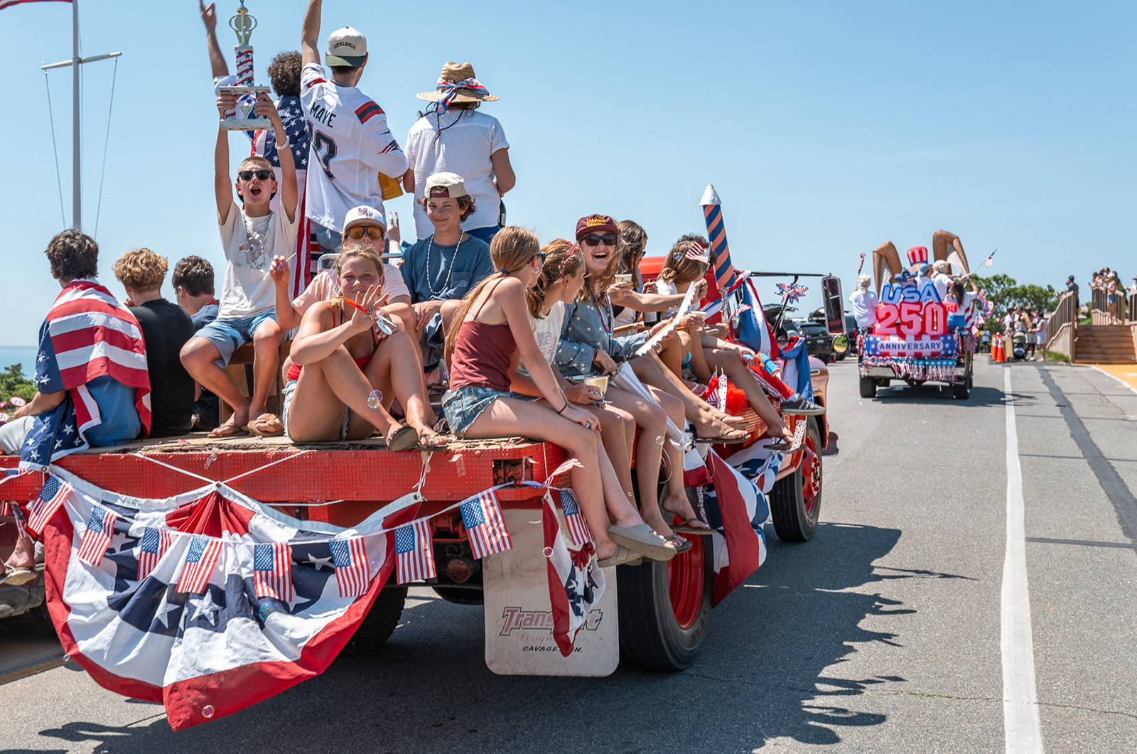 Outermost Inn float is a popular ride.