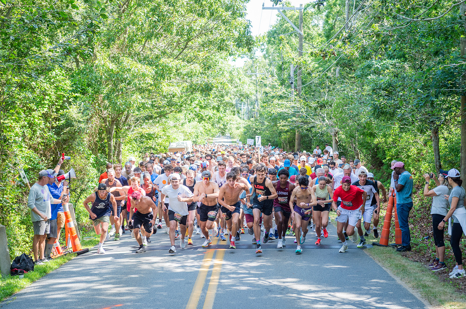 At the starting line in 2025.