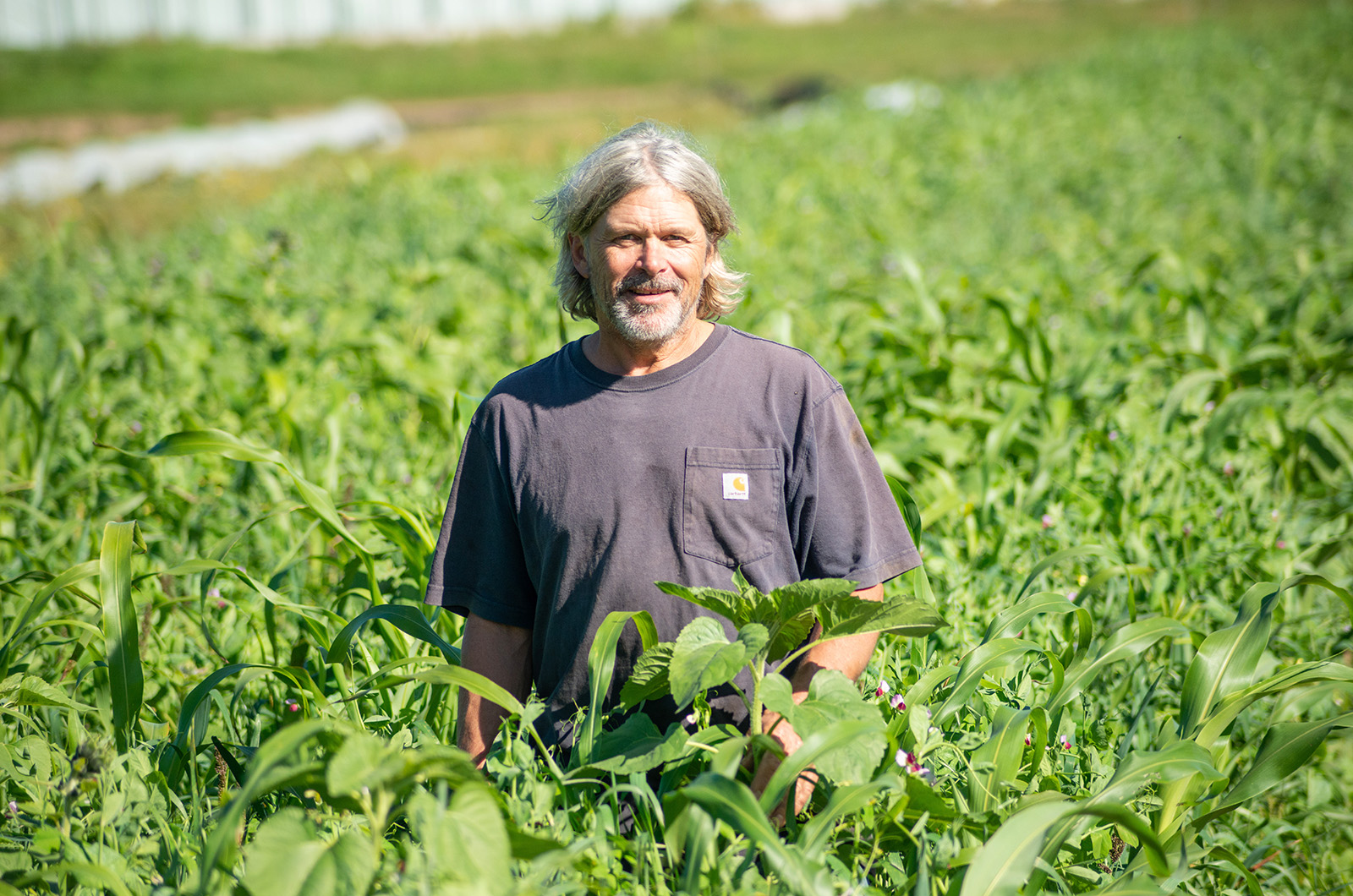 Andrew Woodruff, longtime Island farmer and owner of Whippoorwill Farm.