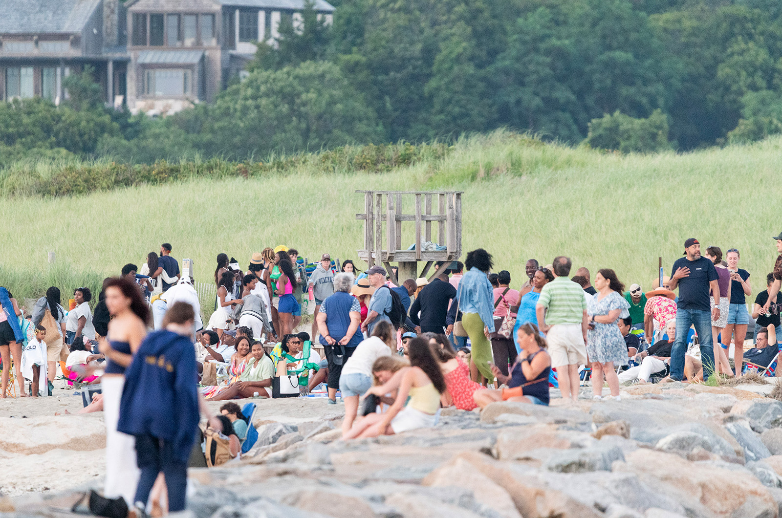 A busy August day in Menemsha.