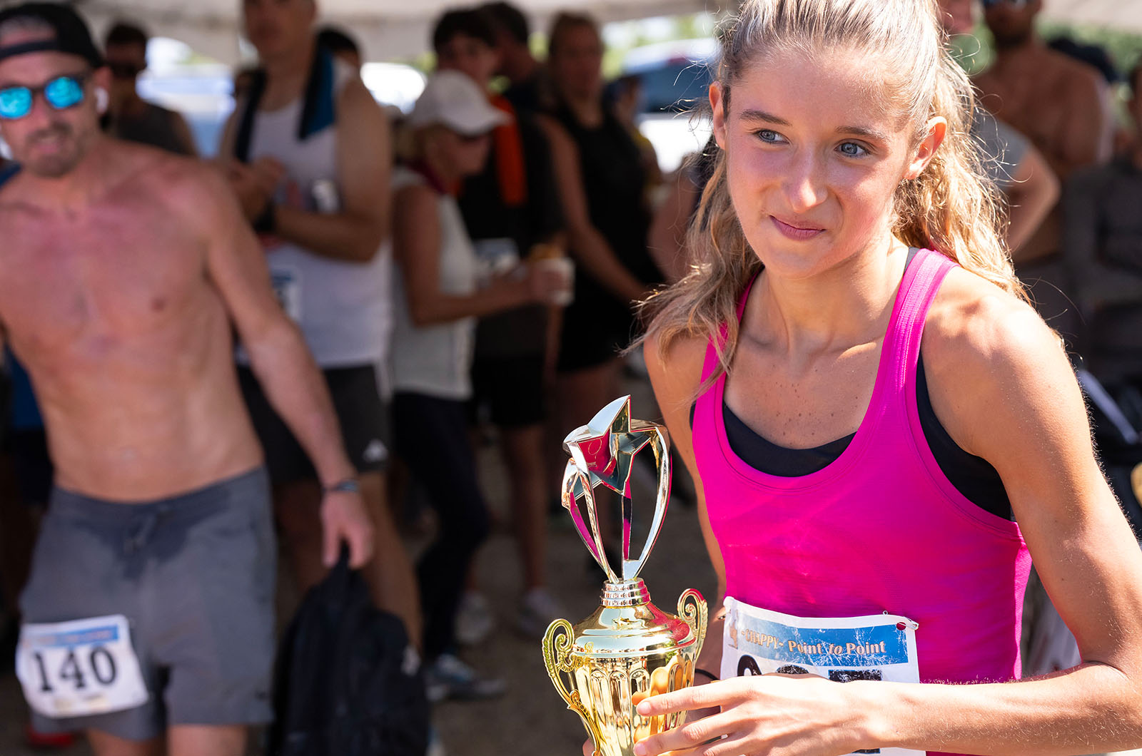 Alexa Schroeder, first place woman's finisher and fourth place overall.