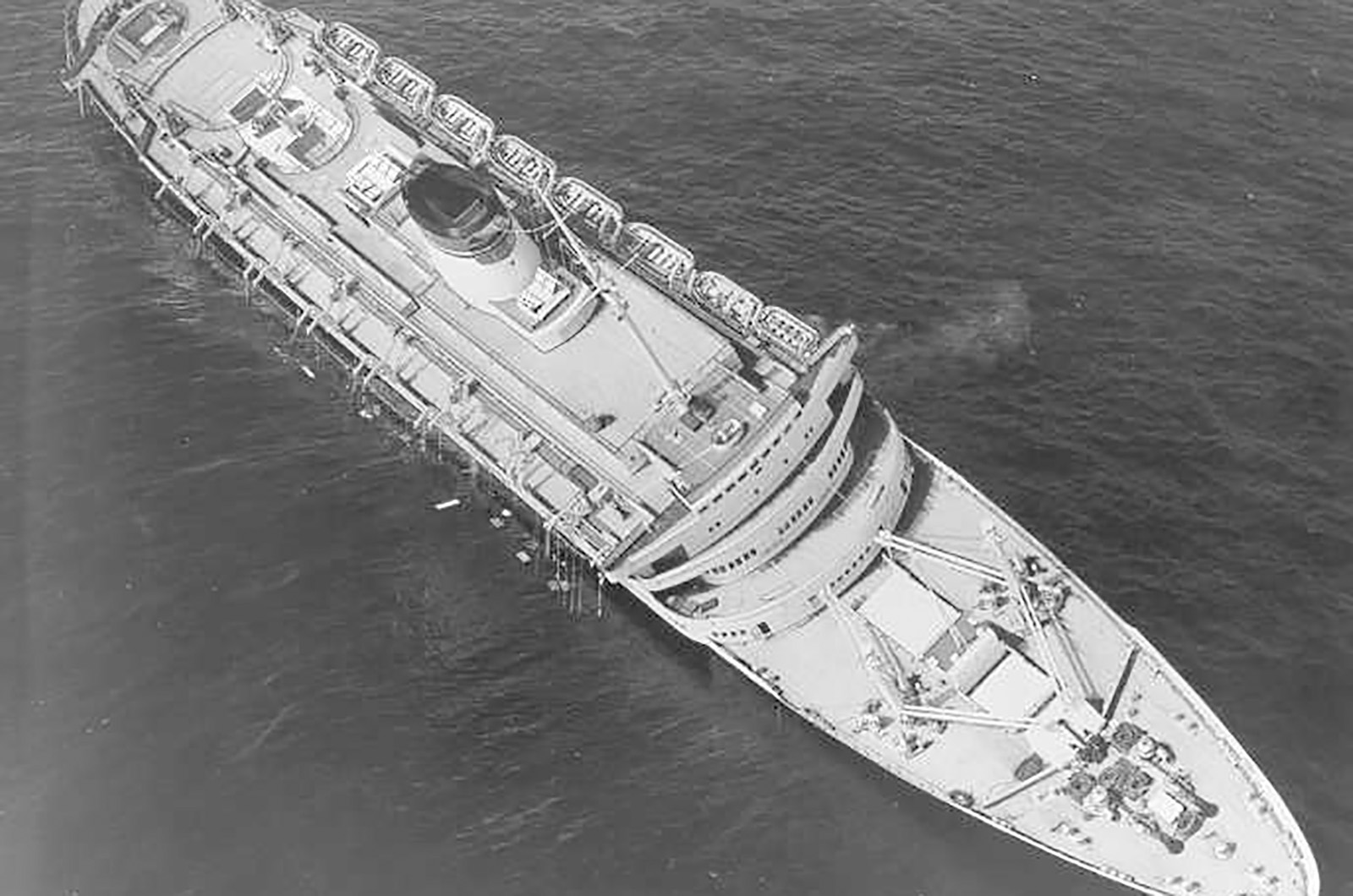 Andrea Doria was headed to the New York from Genoa.
