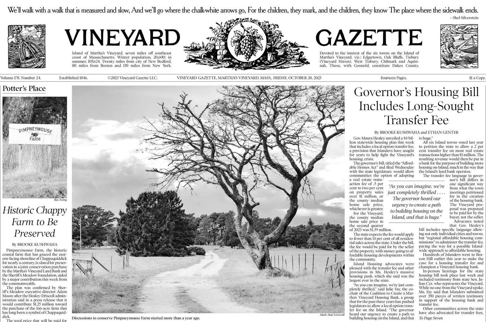 The Vineyard Gazette - Martha's Vineyard News