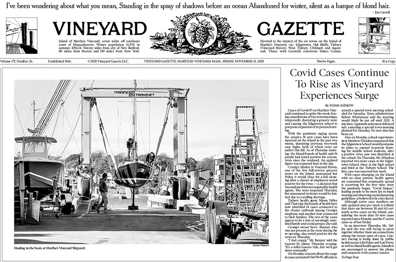 This Week's Paper | Page 2 | The Vineyard Gazette - Martha's Vineyard News