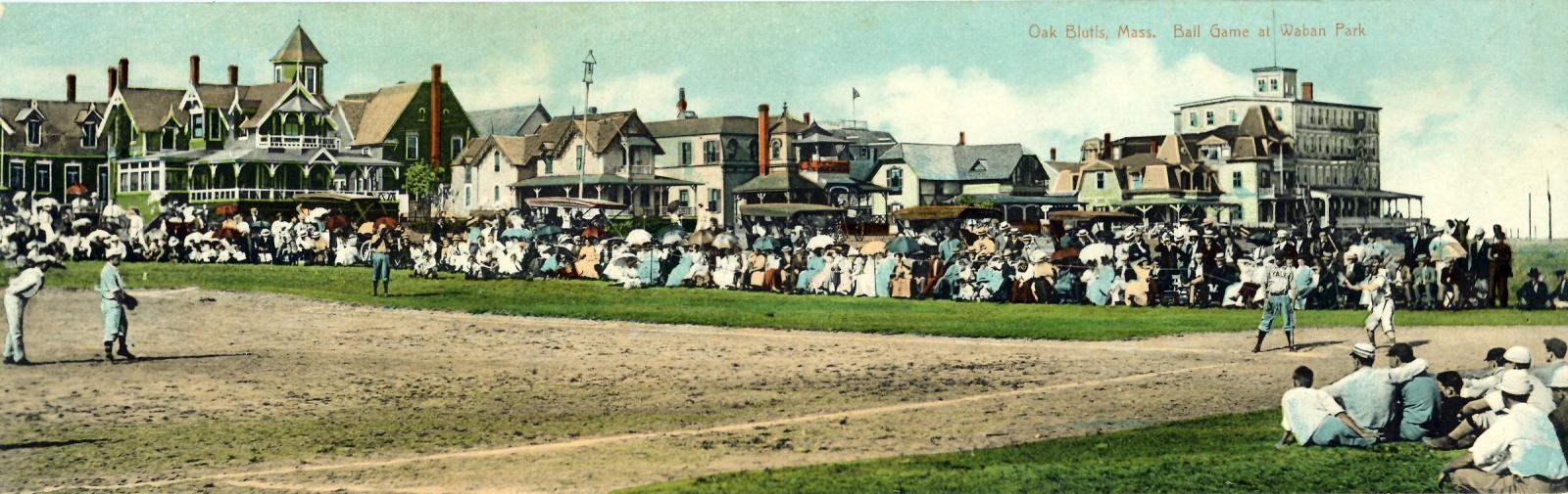 baseball game at Waban Park 1910