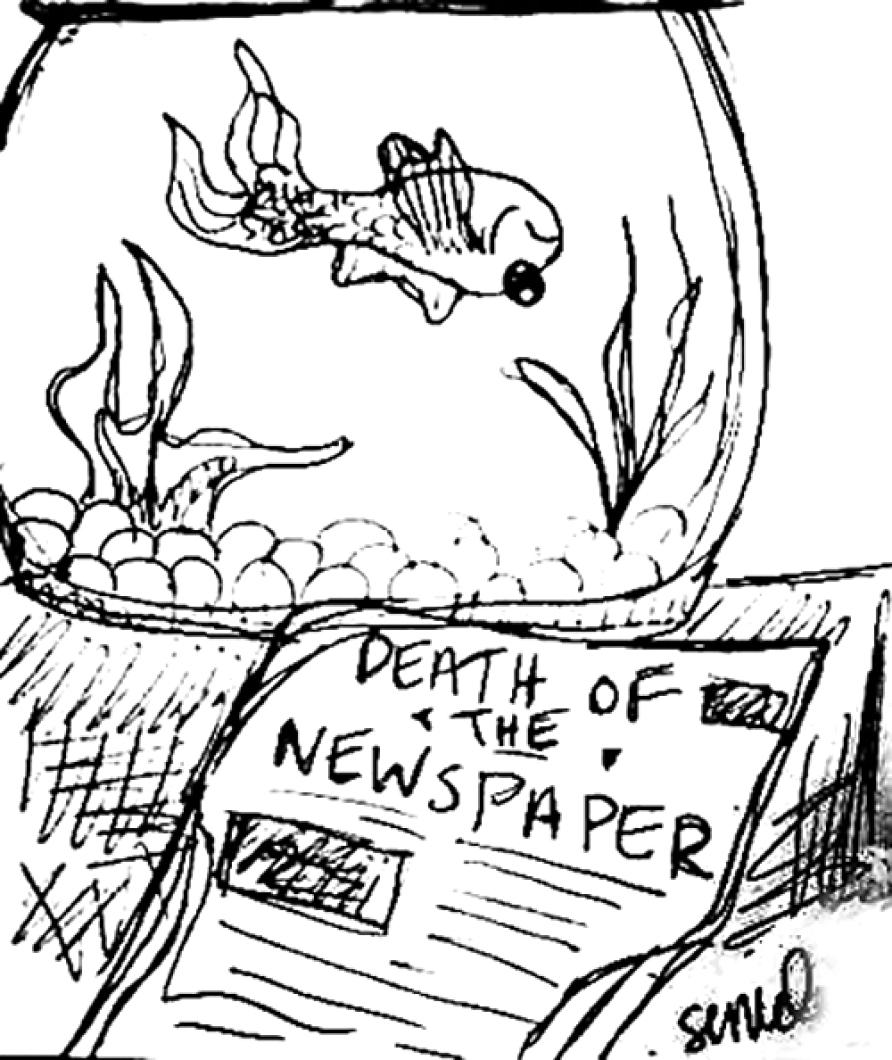 death of newspaper