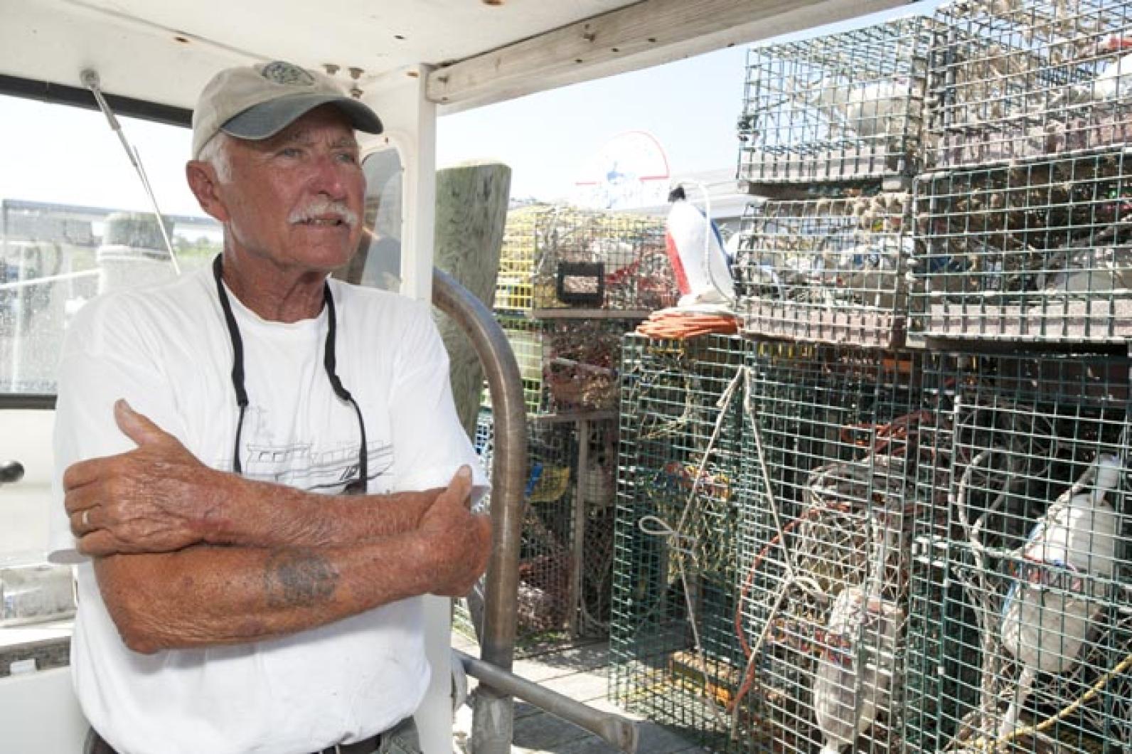 Bruce lobster trap fishing Borges