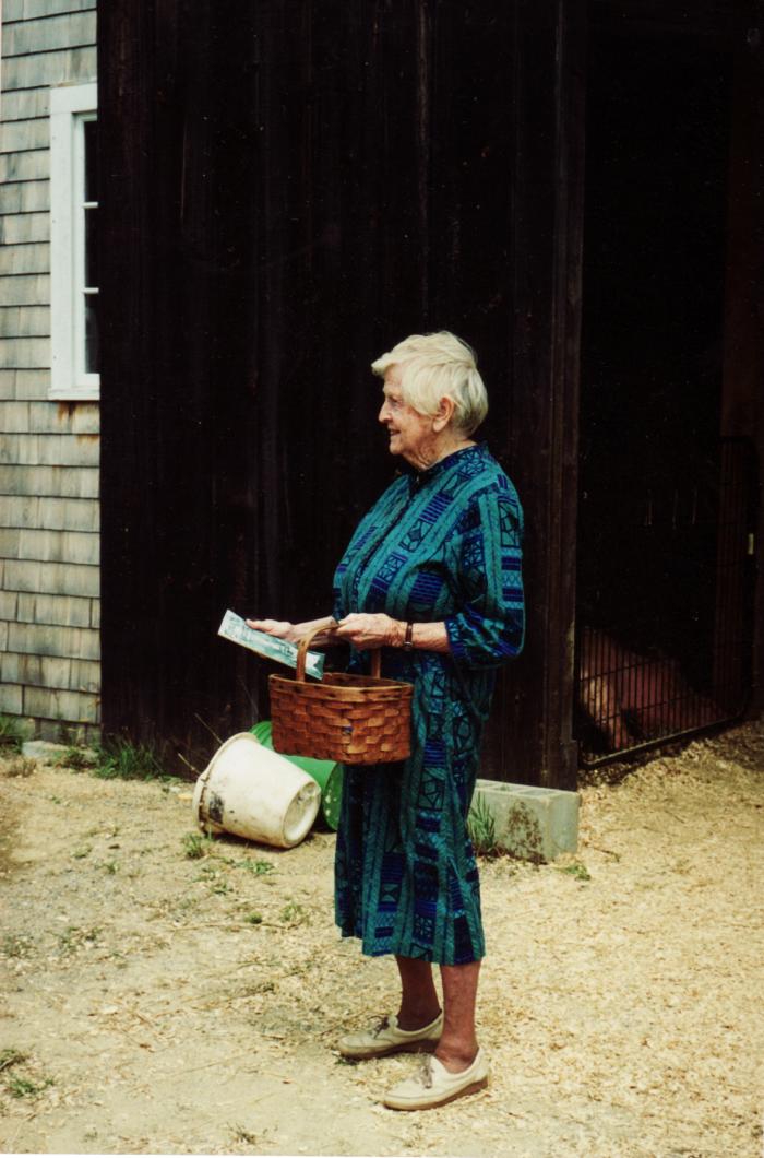 Fair clerk, book sale founder Jane Newhall. jane newhall