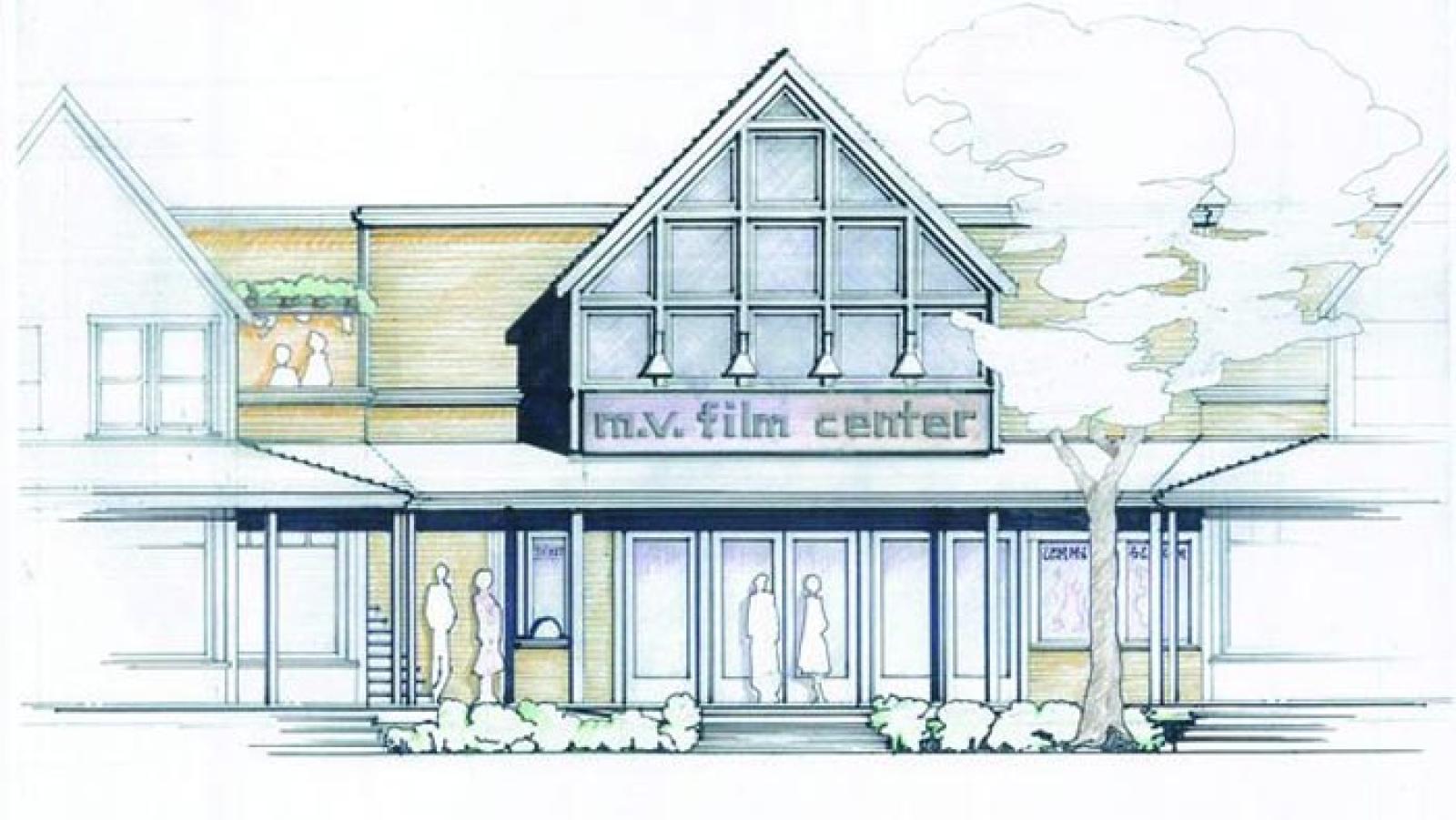illustration architectural rendering film center