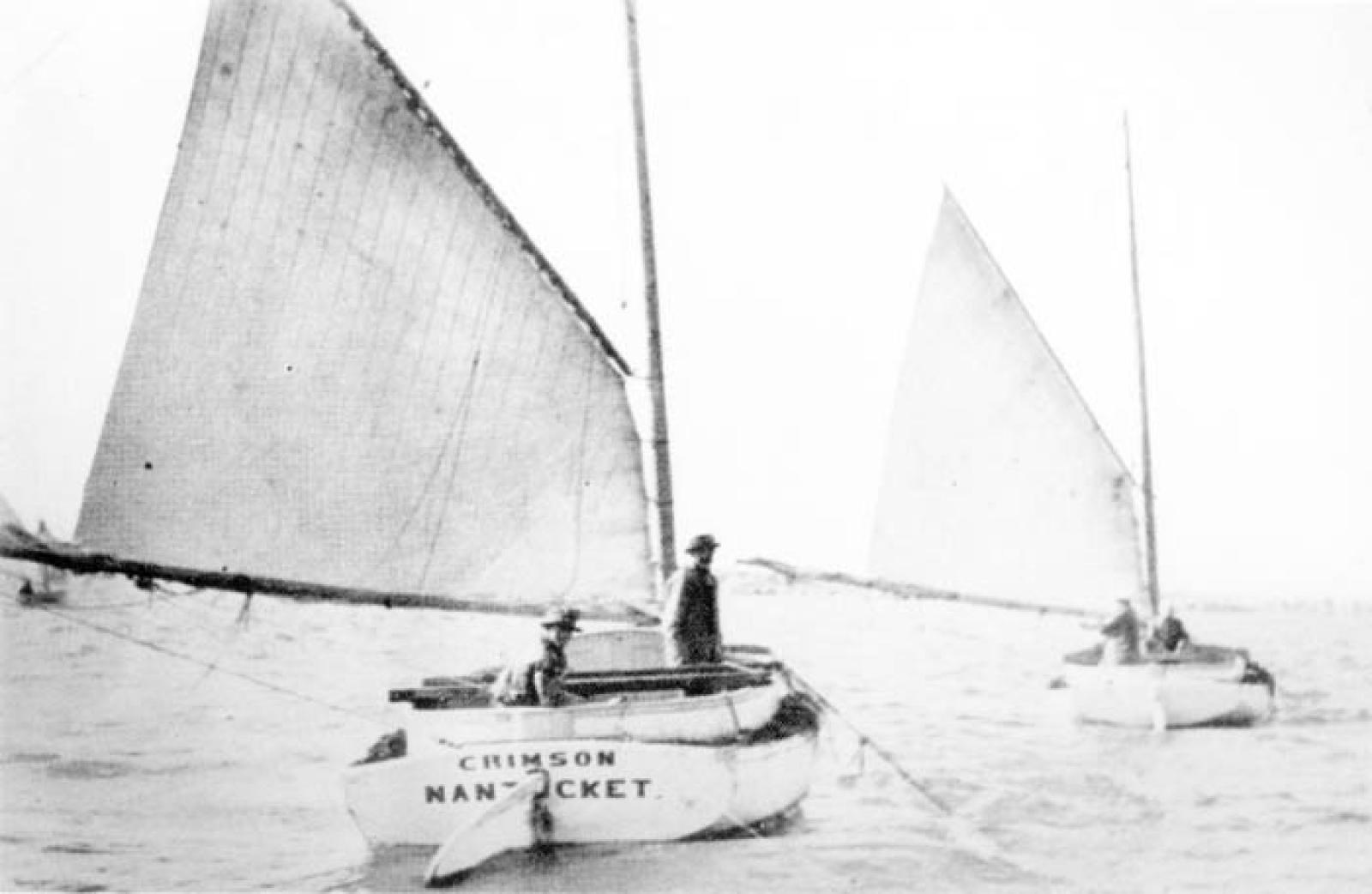 scalloping boat sail