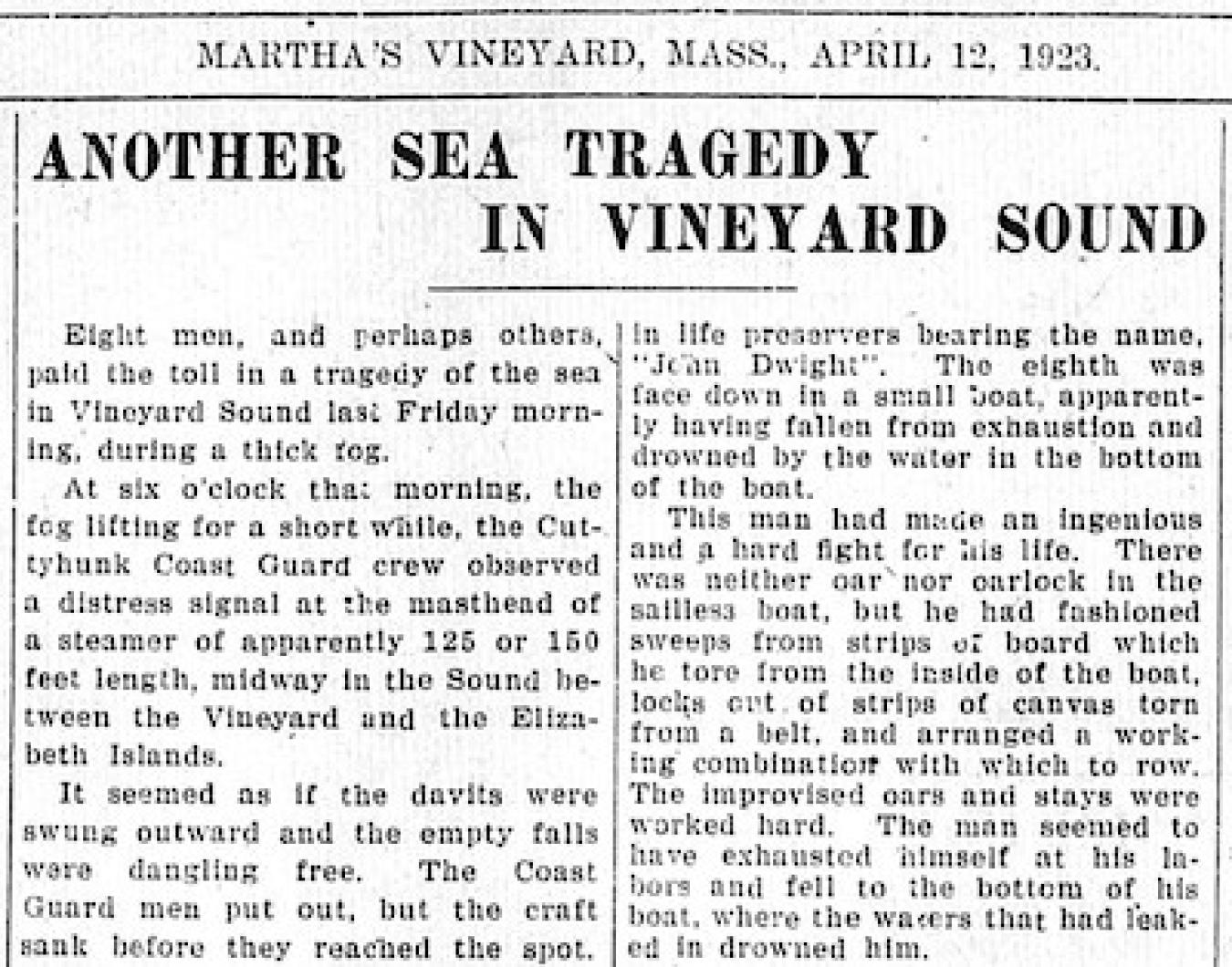 The Vineyard Gazette - Martha's Vineyard News  Diving Deep for RMS  Republic's Treasure Is Riveting Tale