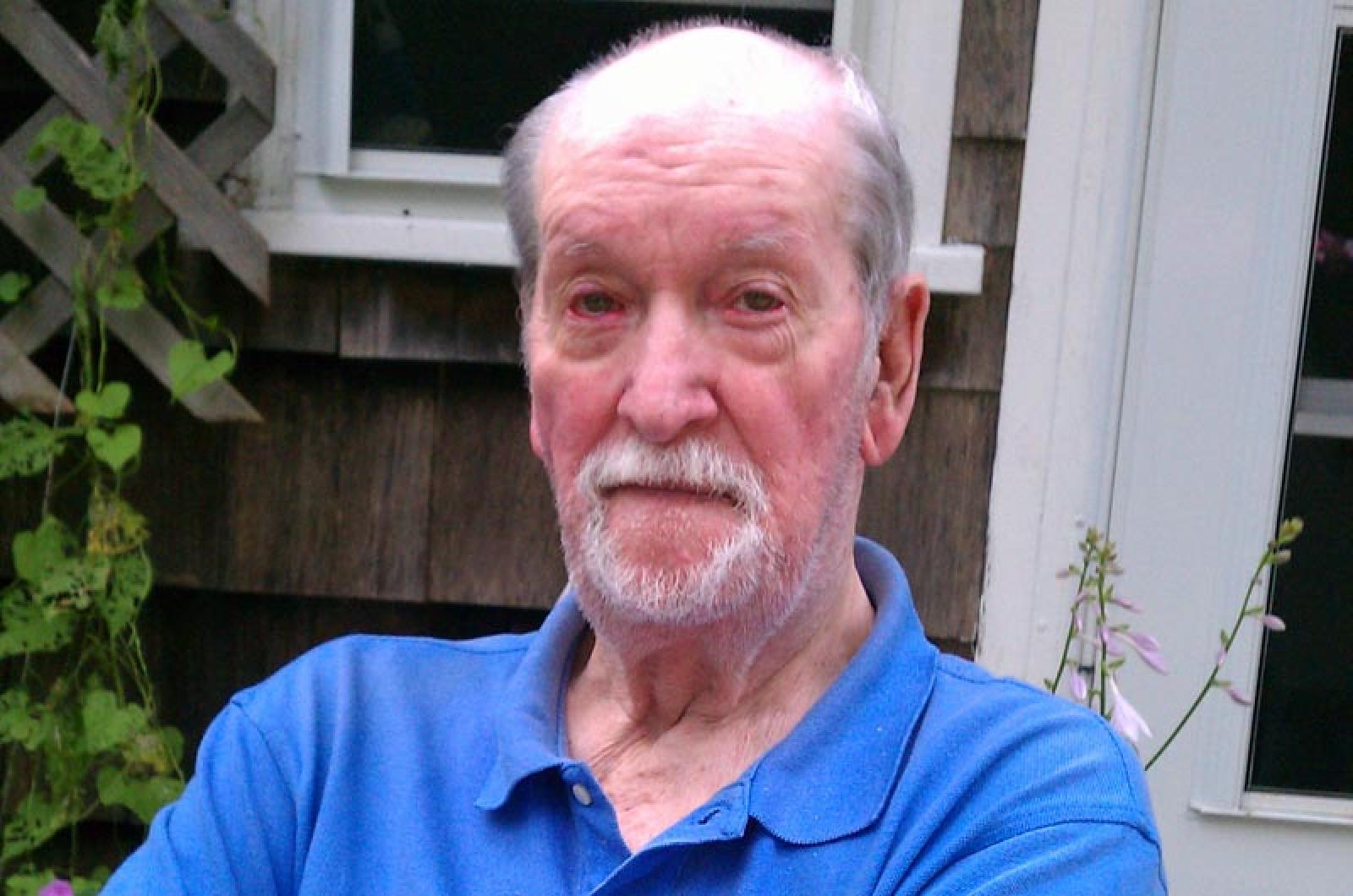 Jimmy Alley at home in West Tisbury.