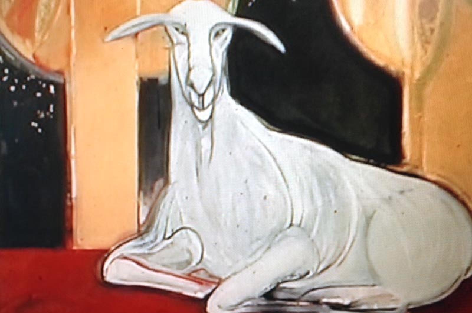 A host of farm and house animals became a presence in Selina Trieff's paintings.