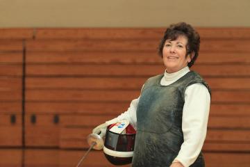 Ann Russell fencing