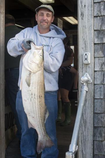 Don Sicard striped bass fisherman