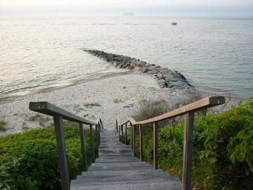 steps beach jetty