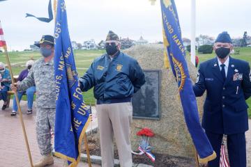 There was a moment of silence to honor Allan (Buddy) deBettencourt, an Island veteran who passed away Tuesday.