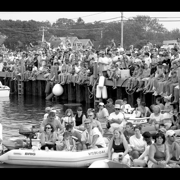 Crowd at the Annual Shark Tournament