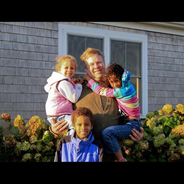 kids dad John Chivers Charlotte Jonathan Josephine