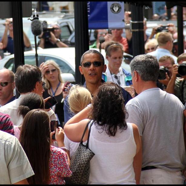 Barack Obama crowd