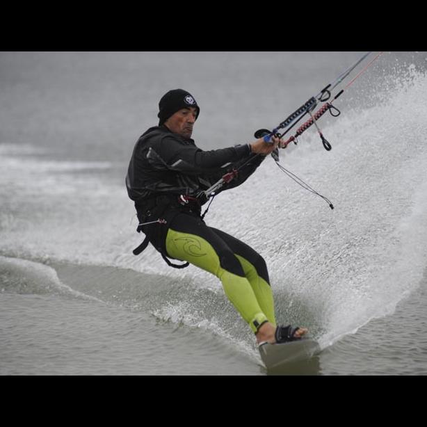 Sylvain Hoceini kiteboard