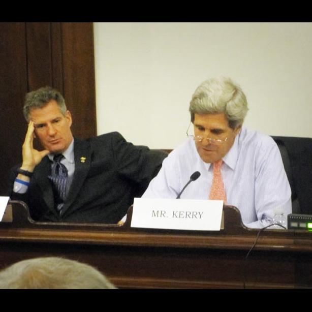Scott Scott Brown John Kerry Microphone
