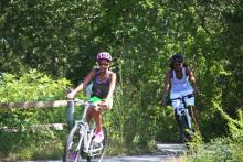 Obama Martha's Vineyard Bike Ride State Forest First Lady Vacation