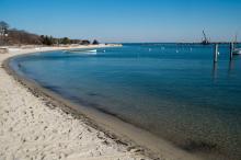 Vineyard Haven inner harbor and the restored channel.