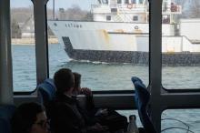 A view from the Seastreak.