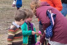 At the West Tisbury Agricultural Hall, there are plenty of eggs to share.