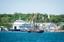 The Amistad is safely in Vineyard Haven Harbor.