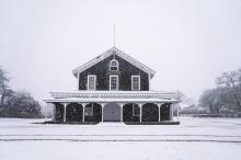 The Grange Hall is a classic scene on the Island.