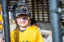 Liam Merry plays catcher for The Pirates.