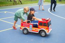 Fire Department fervor was in full swing.