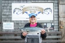 Julie Tummino with a Bonito Saturday morning.