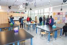 The new art room is a highlight.