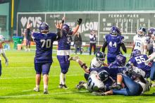 The touchdowns started coming for the Vineyarders in the second half.